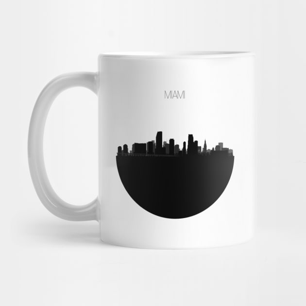 Miami Skyline by inspirowl